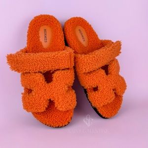 Hermes Chypre Teddy Orange 40.5